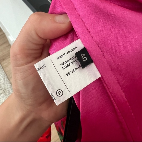 Monique Dress in Floral Pink - Picture 8 of 10